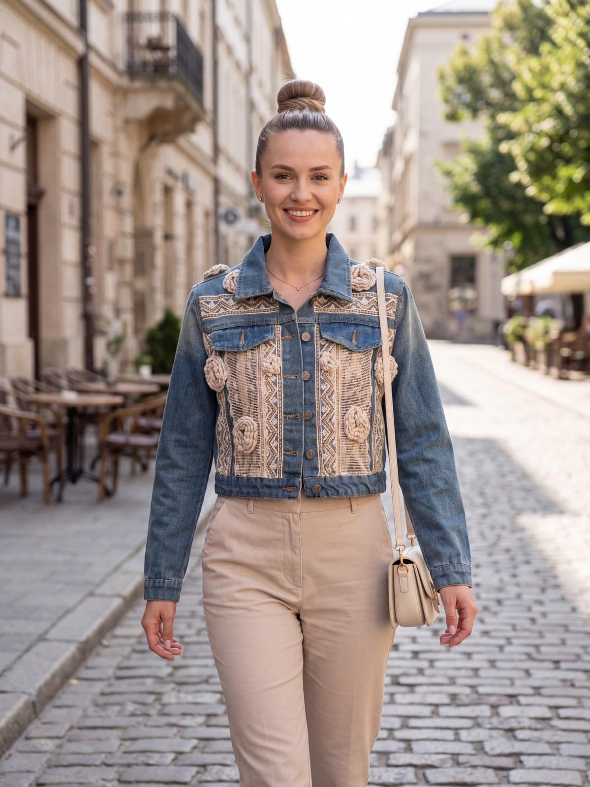 Ornate Garden Printed Jacket