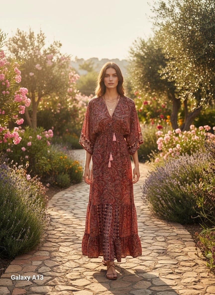 Twilight Garden Maxi Dress