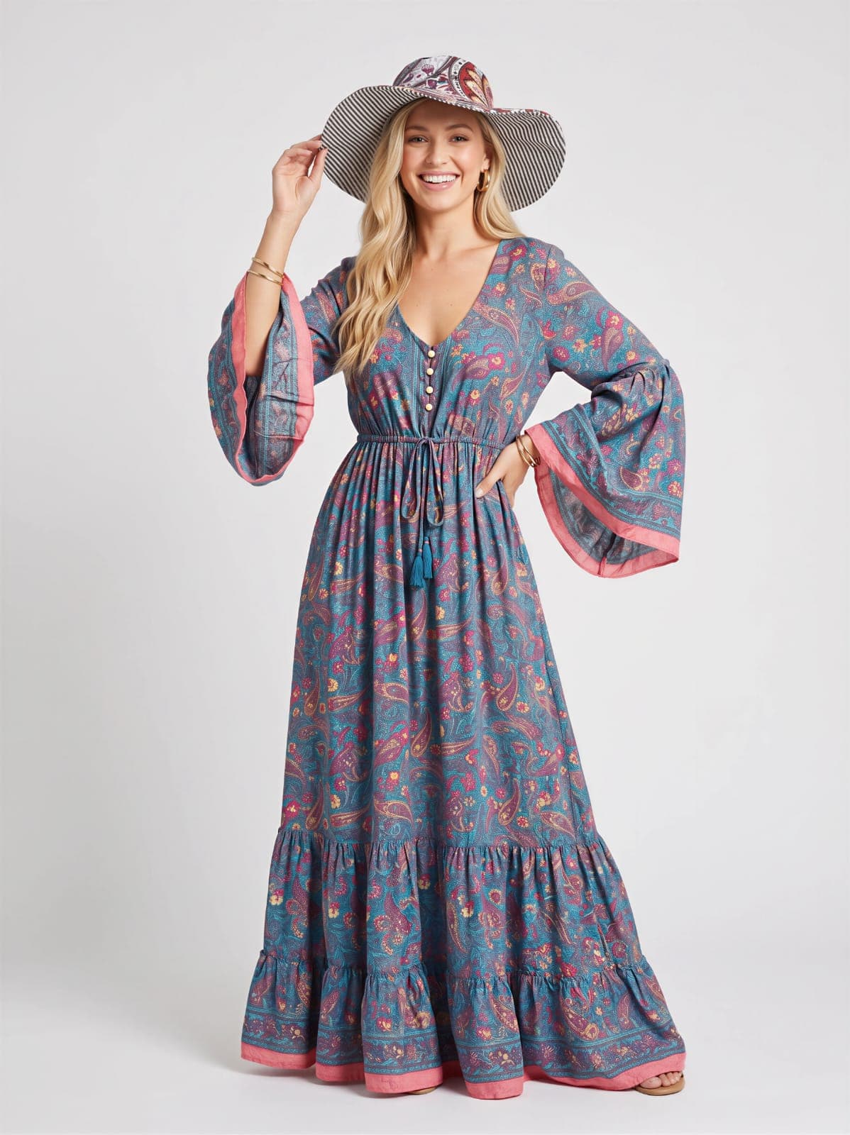 Marigold Floral Dress
