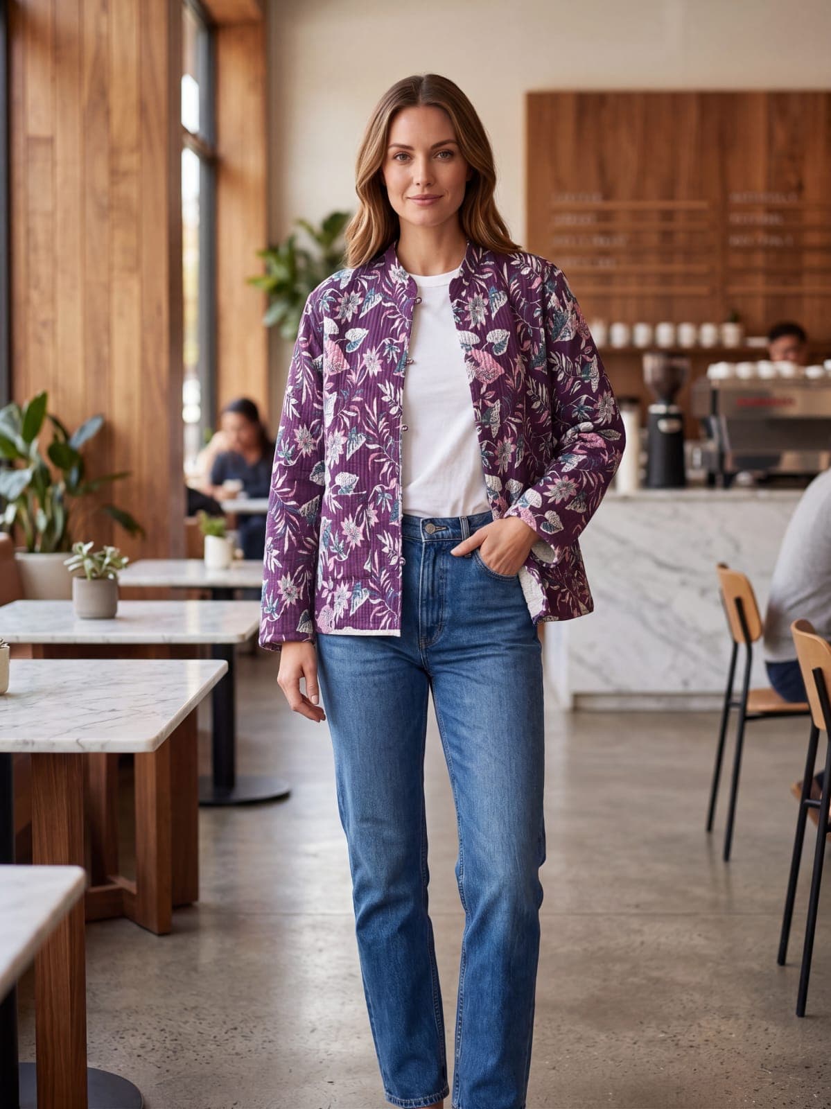 Sienna Stitch Statement Jacket