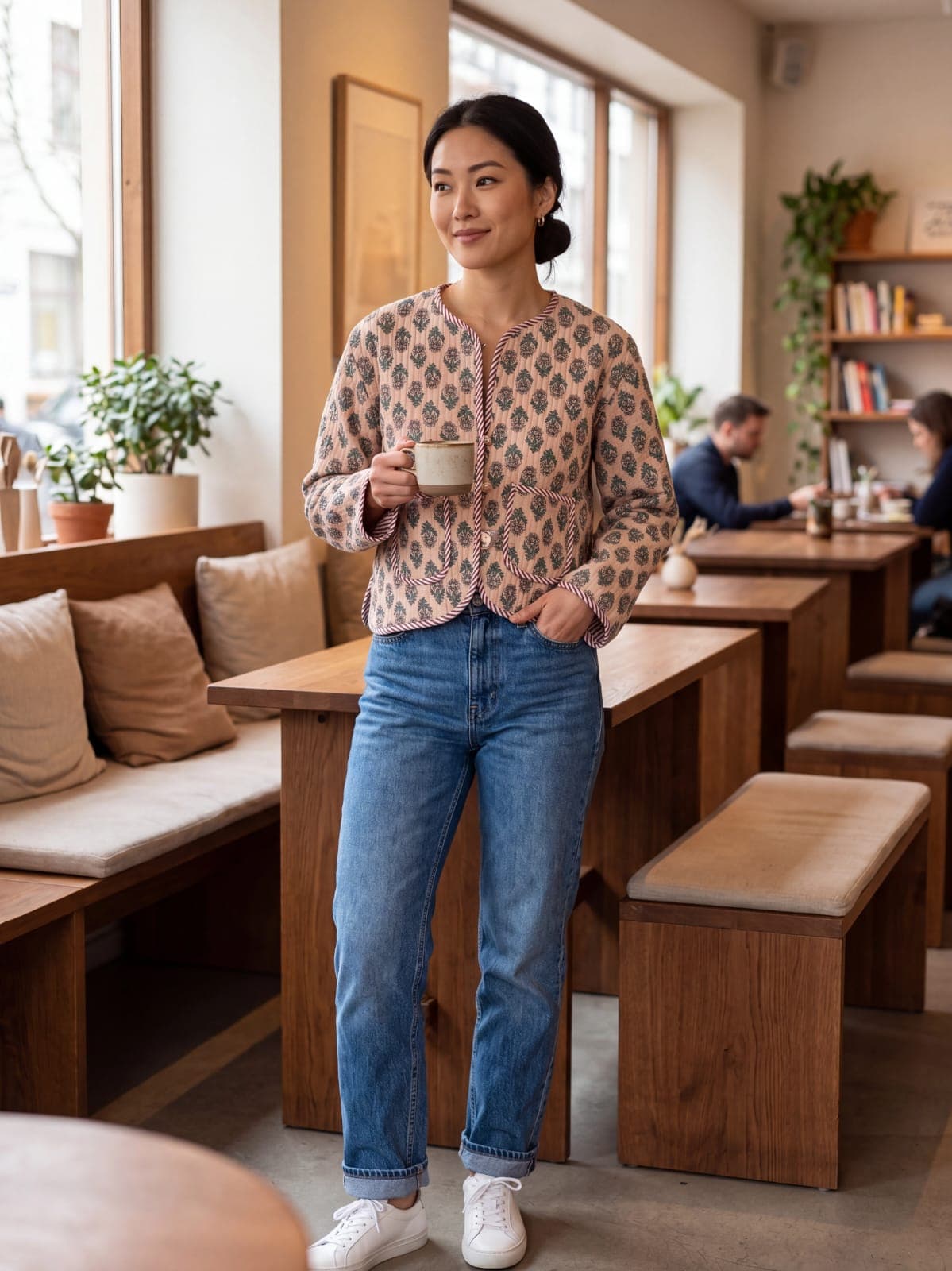 Ivory Knit Blouse