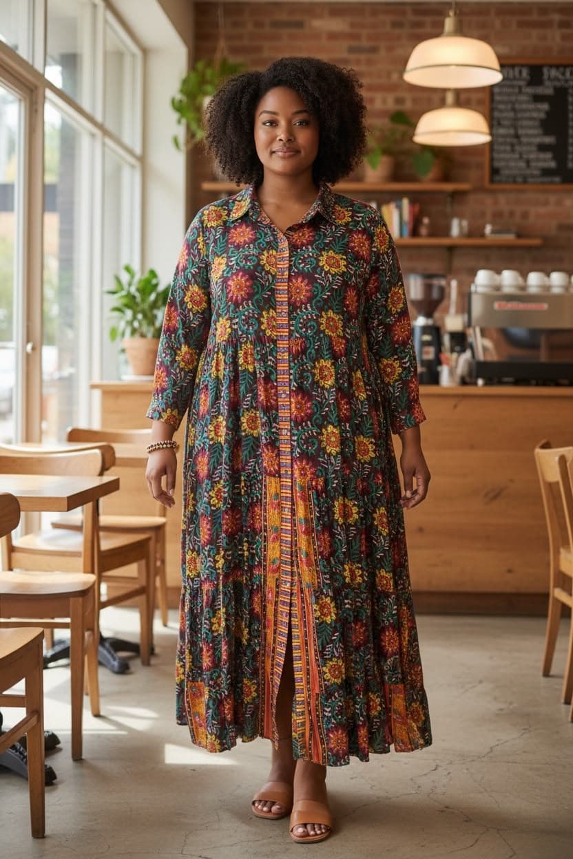 Twilight Garden Maxi Dress