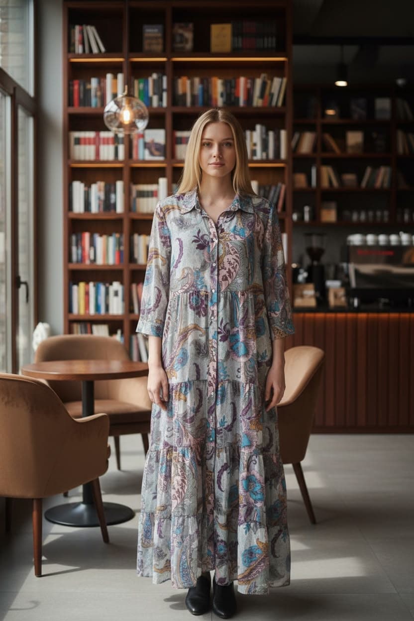 Rosewood Printed Dress