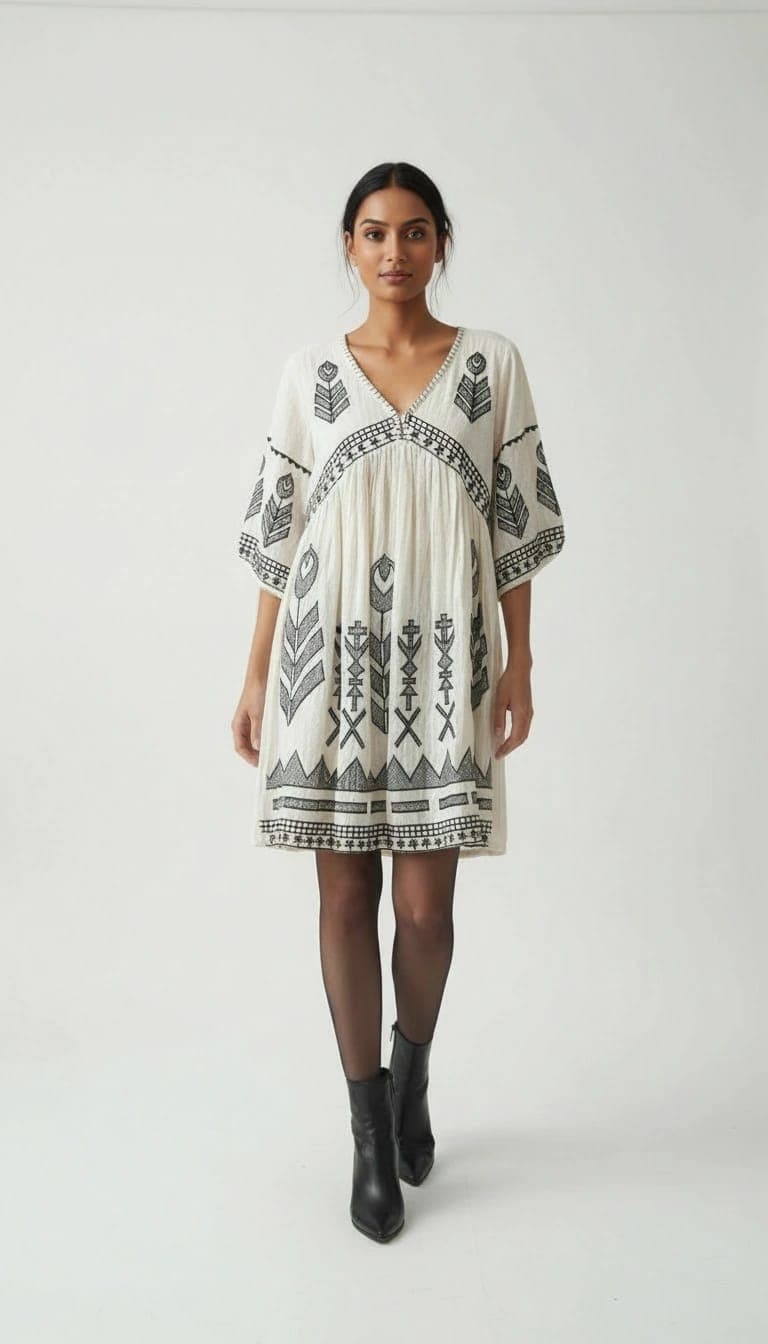 Velvet Garden Printed Dress