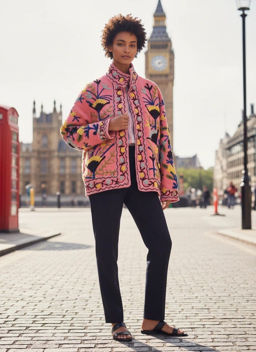 Embroidered Bloom Jacket