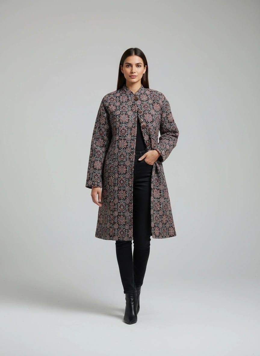Indigo Story Layering Jacket
